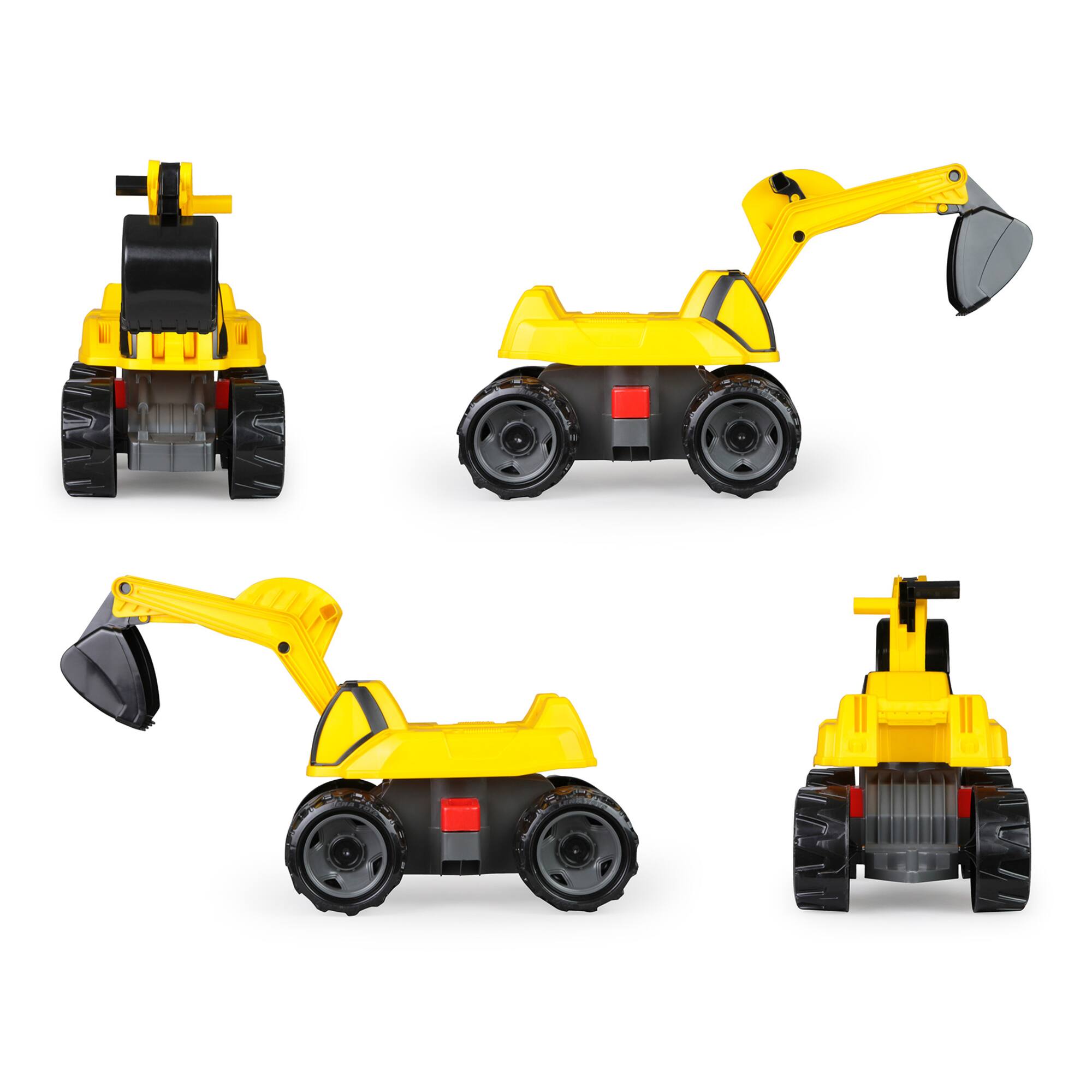 LENA® Toys Powerful Giants Yellow Excavator Play Truck